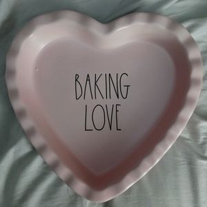 Rae Dunn valentine banking love baking dish